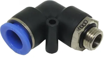 União cotovelo macho 06 mm X 1 / 4 NPT