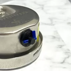 Vacuômetro 100KPA com glicerina