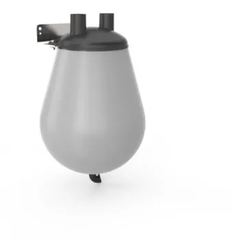 Depósito de vácuo aéreo 25 L para cano 75 mm