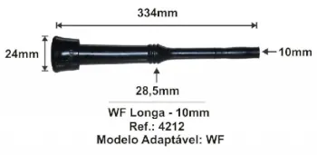 Teteira Westfalia longa 10 mm Prime