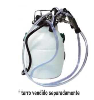 Conjunto de ordenha inox tampa 2S e pulsador GMZ