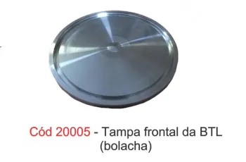 Tampa FRONTAL da BTL ( BOLACHA ) 