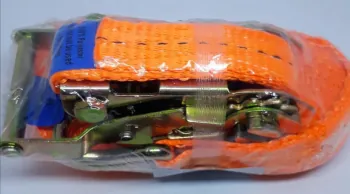 Kit cinta / catraca Forcem L:2,5 cm / C:6 m / 1,5T laranja