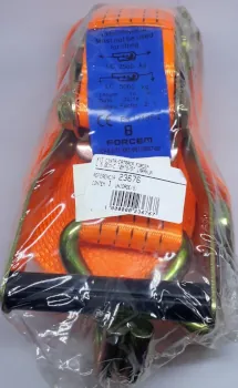 Kit cinta / catraca Forcem L:5,0 cm / C:10 m / 5T laranja