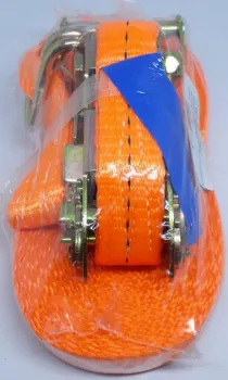 Kit cinta / catraca Forcem L:2,5 cm / C:9 m / 1,5T laranja