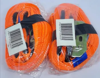 Conjunto 2 cintas / presilhaS GANCHO S com ESTOJO Forcem L:2,5 cm / C:3 m / 0,5T LAR