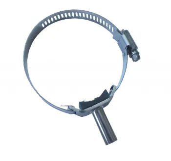 Abraçadeira para pulsador inox 12 mm 75 mm ( Completa ) 
