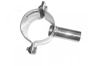 Abraçadeira inox reta lavagem - cano 50 mm - tubo 19 mm