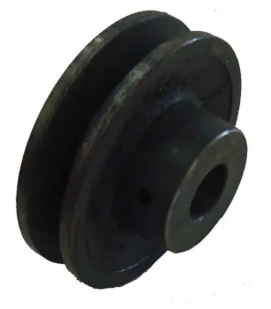 Polia A100 dupla em ferro com furo 17 mm ( bomba ) 