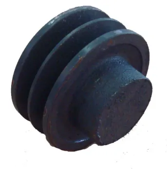 Polia A170 dupla ferro com furo 24 mm ( bomba ) 