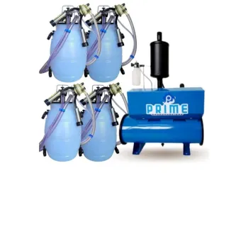 Ordenhadeira Prime BV 450, motor de 2 cv, 4 conjuntos