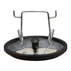 Tampa do tarro inox CEGA 3 FUROS - ( 1 vácuo + 2 leite ) 