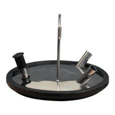 Tampa do tarro inox CEGA 3 FUROS - ( 1 vácuo + 2 leite ) 