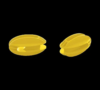 Isolador castanha amarelo / preto MAXIUN