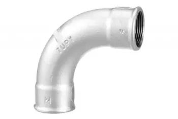 Curva para adaptação do tubo extensor 1 1 / 4 pol