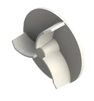 Rotor da bomba de leite Sulinox ( aleta baixa ) 
