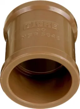 Luva de PVC para cano 50 mm