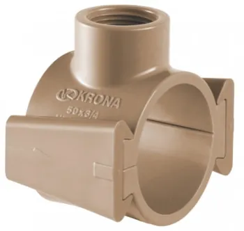 Abraçadeira cano 50 mm rosca 1 / 2 KRONA CH