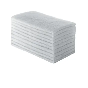 Fibra de limpeza laticínio branca