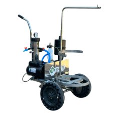 Ordenhadeira Móvel Inox In pulse Bv 450 2cv c/ sup de tarro