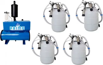 Ordenhadeira Prime BV 600, motor 2 cv, com 4 conjuntos