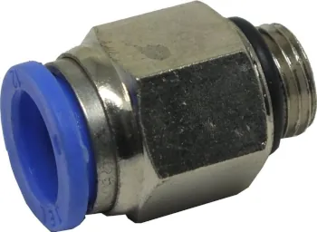 União reta macho 12 mm X1 / 4 NPT