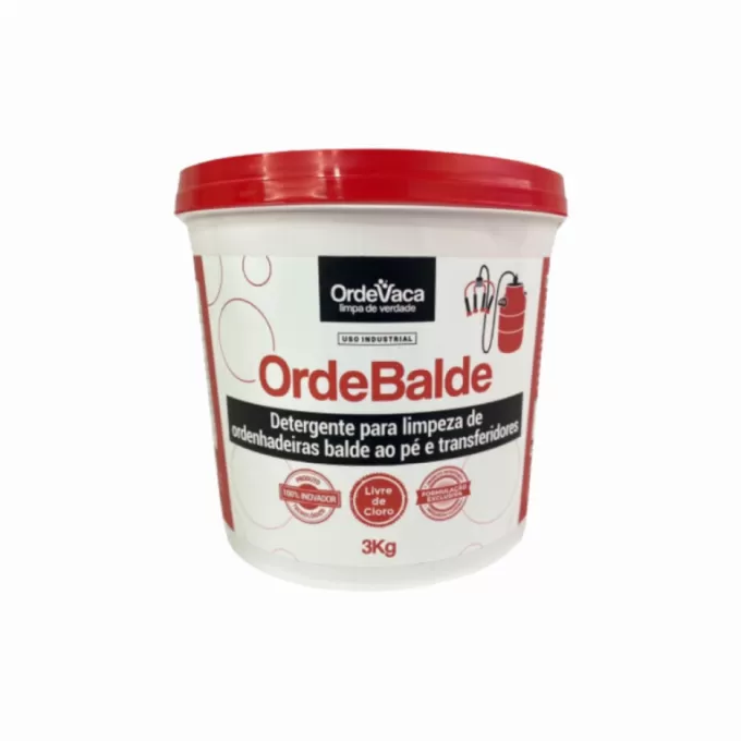 Ordebalde detergente para limpeza de ordenhadeiras balde ao 