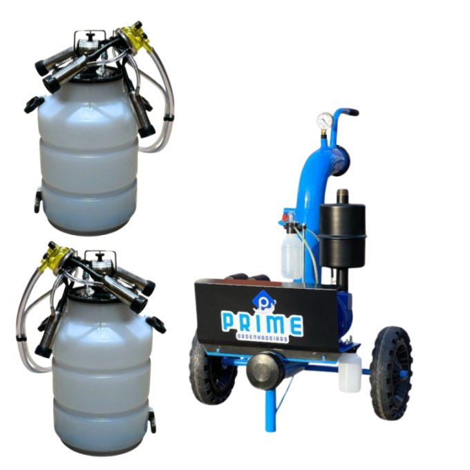 MILK móvel bomba 450 motor 2 cv 2 conjuntos