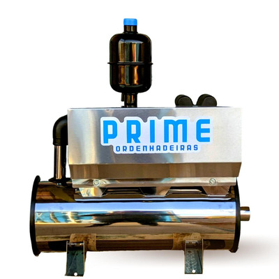 Ordenhadeira Inox Prime Balde ao Pé BV 450 litros - Motor 2 cv - De 1 a 4 conjuntos (84510)