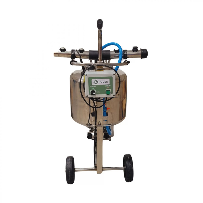 Transferidor De Leite Inox 50 Litros Com Motor Blindado