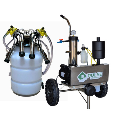 Ordenhadeira Móvel Inox In Pulse - BV 450 - Motor 2 cv - 1 a 4 conjuntos ( 1401054 ) 