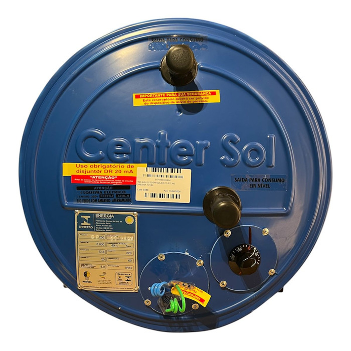 Aquecedor Solar Center sol 200L
