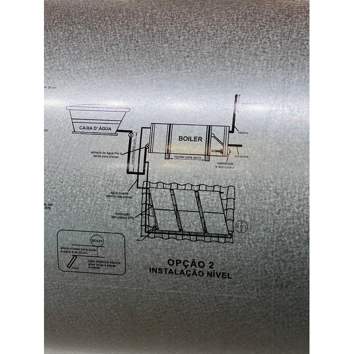 Aquecedor Solar Center sol 200L