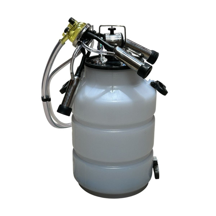 Ordenhadeira Inox Prime Balde ao Pé BV 300 litros - Motor 1 cv - até 3 conjuntos de ordenha (83010)