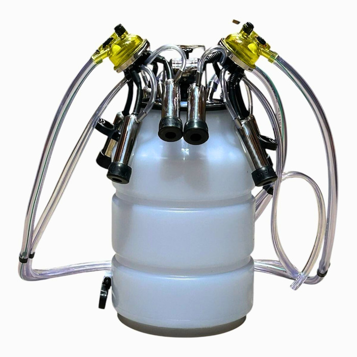 Ordenhadeira Inox Prime Balde ao Pé BV 300 litros - Motor 1 cv - até 3 conjuntos de ordenha (83010)