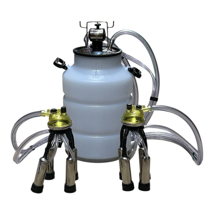 Ordenhadeira Inox Prime Balde ao Pé BV 300 litros - Motor 1 cv - até 3 conjuntos de ordenha (83010)