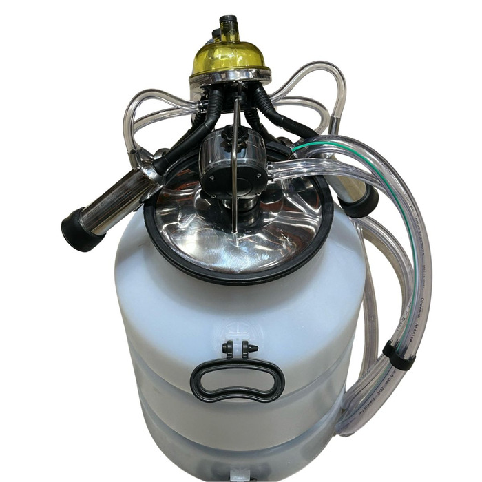 Ordenhadeira Inox Prime Balde ao Pé BV 300 litros - Motor 1 cv - até 3 conjuntos de ordenha (83010)