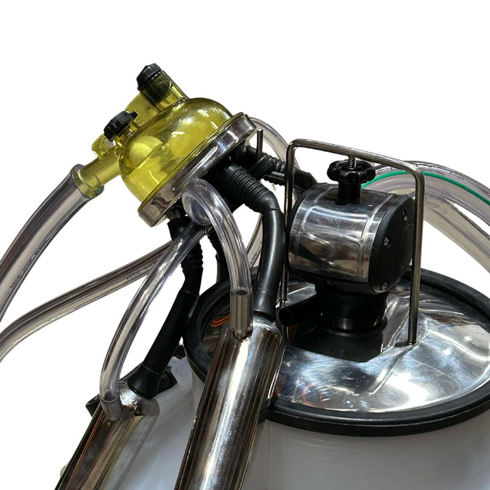 Ordenhadeira Inox Prime Balde ao Pé BV 300 litros - Motor 1 cv - até 3 conjuntos de ordenha (83010)