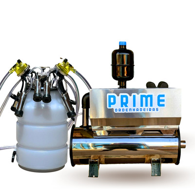 Ordenhadeira Inox Prime Balde ao Pé BV 300 litros - Motor 1 cv - até 3 conjuntos de ordenha (83010)