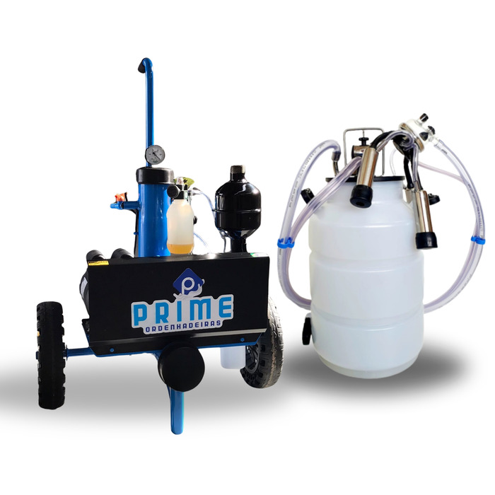 Ordenhadeira Móvel Mini Prime Bv 300 - 1 a 3 conjuntos de ordenha