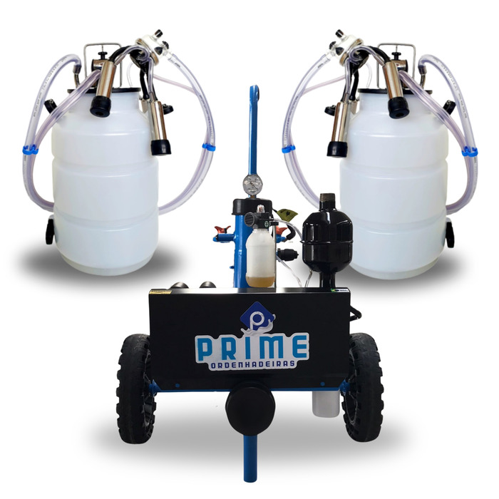 Ordenhadeira Móvel Mini Prime Bv 300 - 1 a 3 conjuntos de ordenha