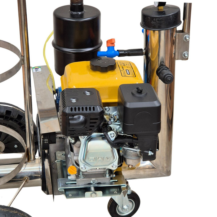 Ordenhadeira Móvel em inox com sup. de conjunto - Motor a gasolina (140112)