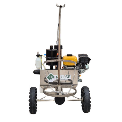 Ordenhadeira Móvel em inox com sup. de conjunto - Motor a gasolina (140112) Ordenhadeira Móvel em inox com sup. de conjunto - Motor a gasolina (140112)