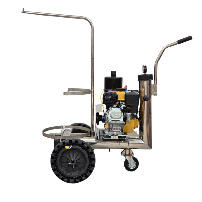 Ordenhadeira Móvel em inox com sup. de conjunto - Motor a gasolina (140112)