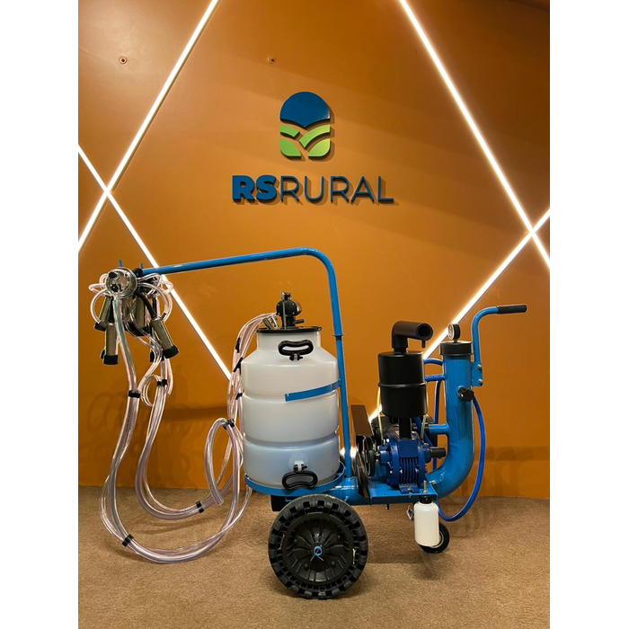 Ordenhadeira Mecânica Móvel Bv300, 1 Conjunto Duplo Acoplado (140101)