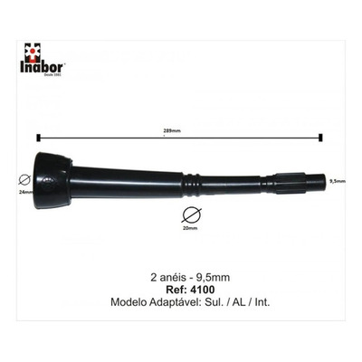 TETEIRA INSUFLADOR DE ORDENHA 2 ANÉIS 9,5 MM INABOR TETEIRA INSUFLADOR DE ORDENHA 2 ANÉIS 9,5 MM INABOR