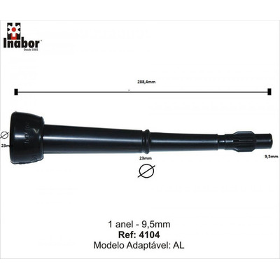 TETEIRA 1 ANEL 9,5MM INABOR ULTRA
