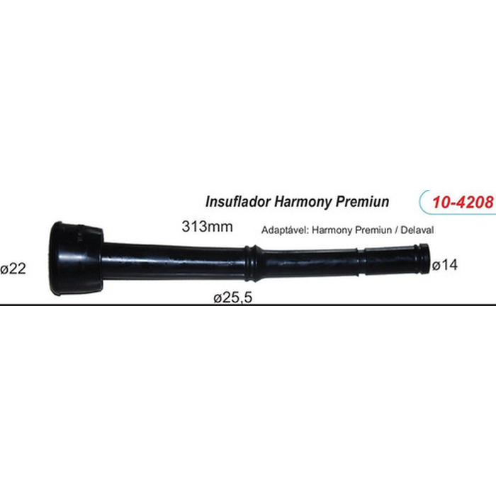 Teteira Insuflador Hamrony Premium Inabor Ultra Para Ordenha