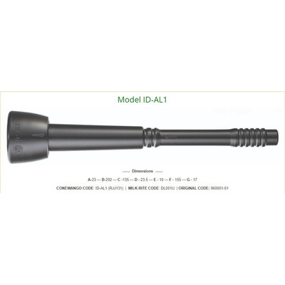 Teteira Iinsuflador Universal 2 Anéis 9,5mm Conewango  Teteira Iinsuflador Universal 2 Anéis 9,5mm Conewango