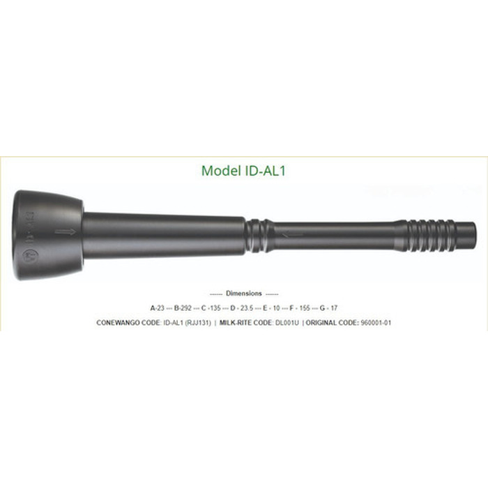 Teteira Iinsuflador Universal 2 Anéis 9,5mm Conewango 